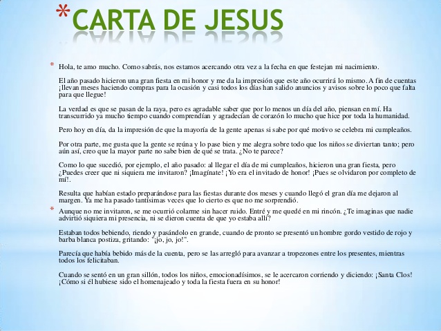 43 – MENSAJE DE JESUS – Carta de Jesús para ti 